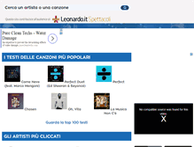 Tablet Screenshot of angolotesti.it